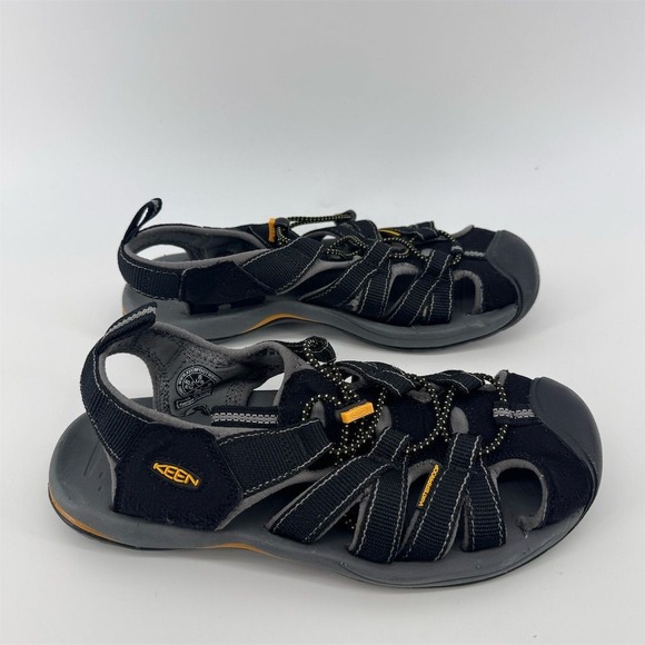 KEEN Kanyon Men's Waterproof Sport Sandals Black Size 8 - Picture 1 of 7